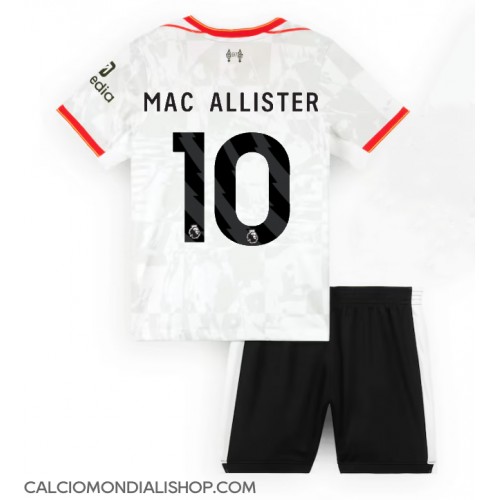 Maglie da calcio Liverpool Alexis Mac Allister #10 Terza Maglia Bambino 2024-25 Manica Corta (+ Pantaloni corti)